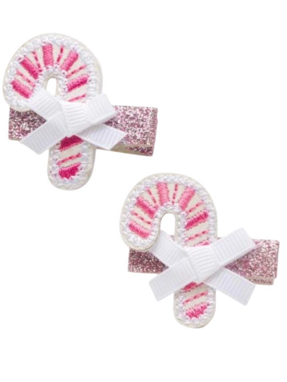 Sweet Wink (2) 2 pk. Candy Cane Hair Clip Sets (NWT)
